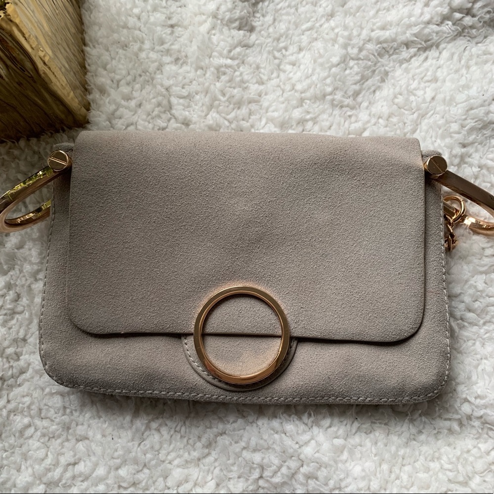 Taupe Crossbody Bag